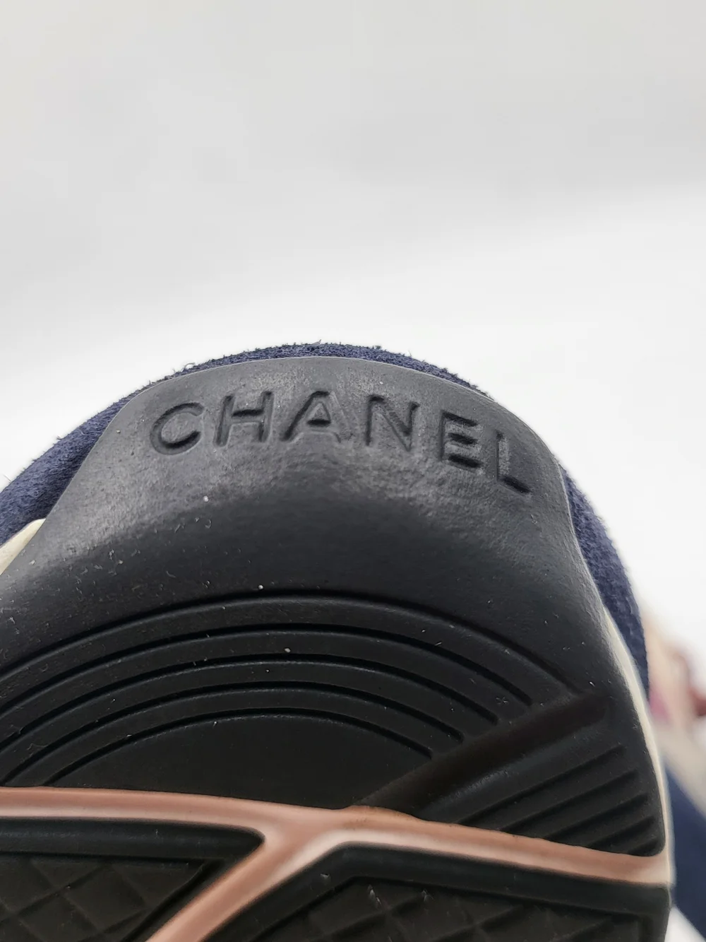 Chanel Multicolored Tweed and Suede CC Low-Top Sneakers, Authentic...